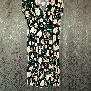 Floral midi dress